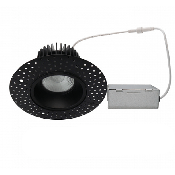 ASD - CD - TR - 4D15AC - BKASD Lighting ASD - CD - TR - 4D15AC 4" LED 15W Trimless Downlight Selectable CCT