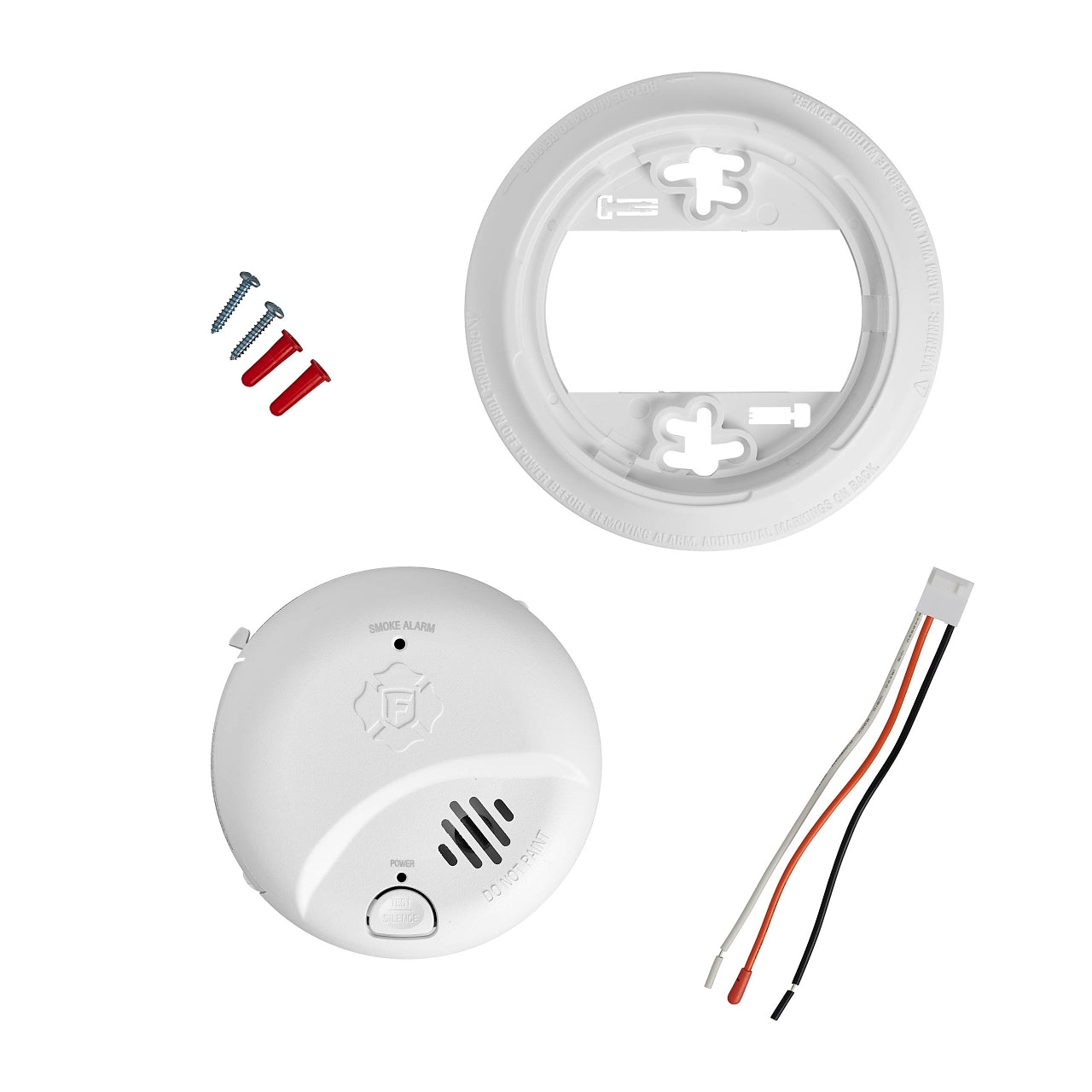 BRK - SMI105 - ACBRK SMI105 - AC Hardwire Smoke Alarm Detector 10 YR Battery