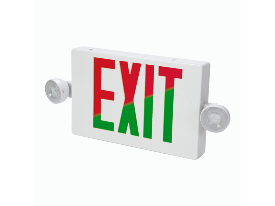 CLD - APC7RGCooper Lighting APC7RG LED Emergency Exit Combo Sign