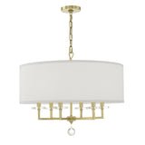 Crystorama - 8116 - AGCrystorama 8116 - AG Paxton 6 Light Chandelier