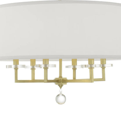 Crystorama - 8116 - AGCrystorama 8116 - AG Paxton 6 Light Chandelier