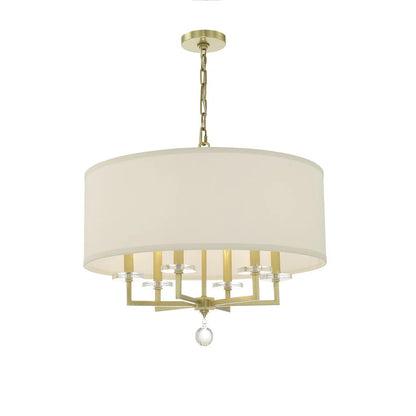 Crystorama - 8116 - AGCrystorama 8116 - AG Paxton 6 Light Chandelier