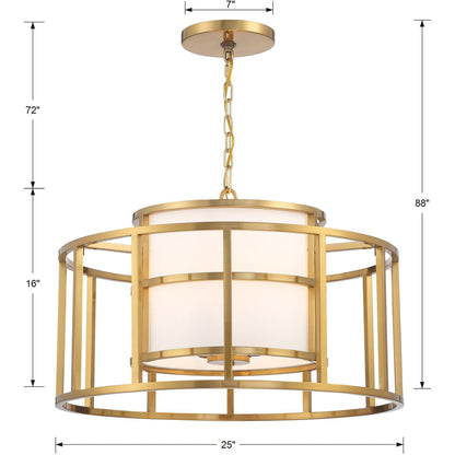 CRYSTORAMA - 9595 - LGCrystorama 9595 - LG Hulton 5 Light Chandelier
