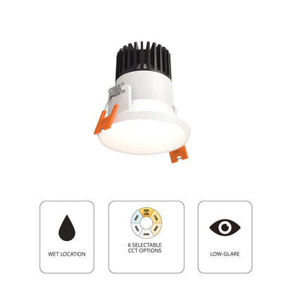 DALS-ATR04-CDW-BKDals Lighting ATR04 - CDW 4” 14W Thin Trim Downlight Selectable CCT+DTW