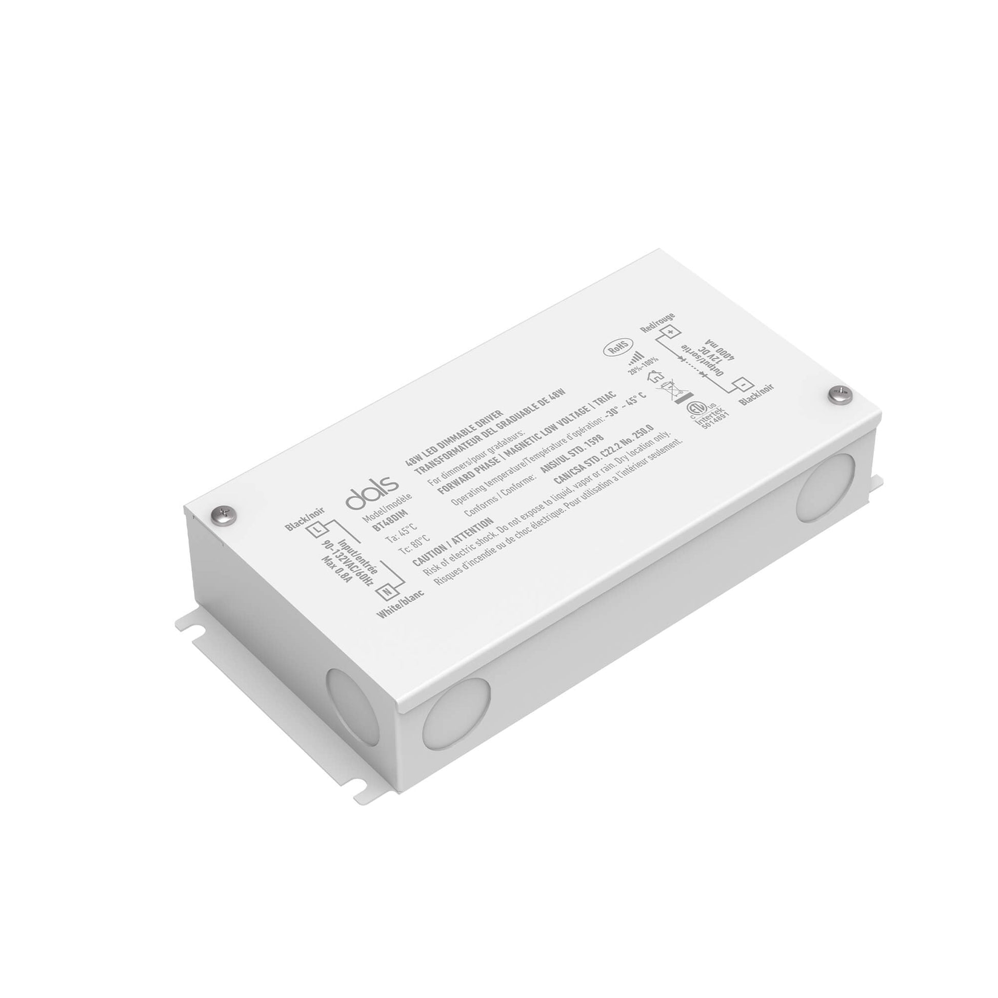 DALS-BT48DIM-ICDals Lighting BTXXDIM-IC 12VDC Dimmable LED Driver