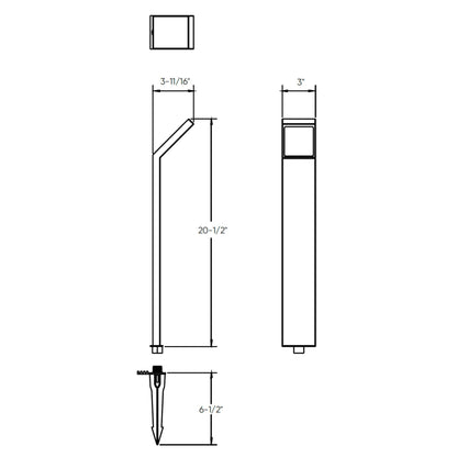 DALS - DCP - 45HP20Dals Lighting DCP - 45HP20 20" Smart Pathway Light RGBTW