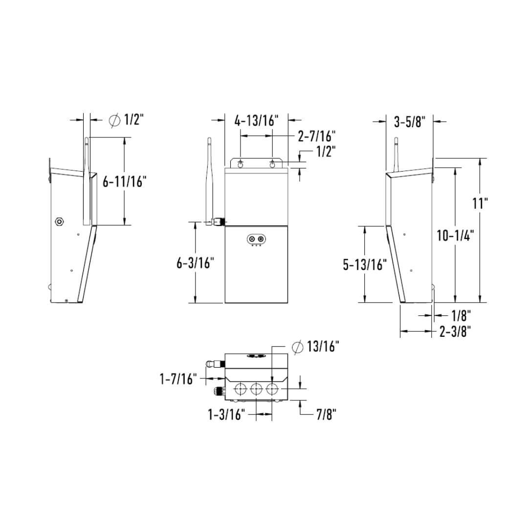 DALS - DCP - MTR300Dals Lighting DCP - MTR30024V 300W Low - Voltage Smart Magnetic Transformer