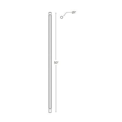 DALS - DCP - STK50Dals Lighting DCP - STK50 12W 50" Smart Pathway Light RGBTW