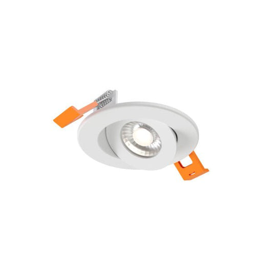 DALS-FGM2-CDW-WHDals Lighting FGM2-CDW 2" 7W Flat Gimbal Recessed Downlight Selectable CCT + Dim-to-Warm