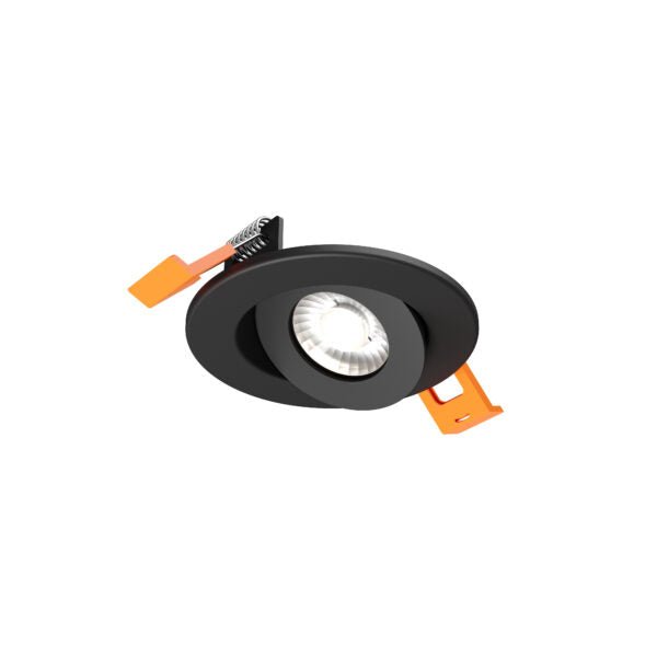 DALS-FGM2-CDW-BKDals Lighting FGM2-CDW 2" 7W Flat Gimbal Recessed Downlight Selectable CCT + Dim-to-Warm