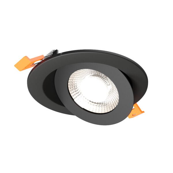 DALS-FGM4-CDW-BKDals Lighting FGM4-CDW 4" 9W Flat Gimbal Recessed Downlight Selectable CCT + Dim-to-Warm