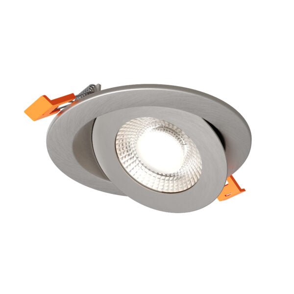 DALS-FGM4-CDW-SNDals Lighting FGM4-CDW 4" 9W Flat Gimbal Recessed Downlight Selectable CCT + Dim-to-Warm