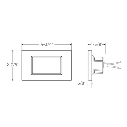 DALS - LSTP07 - CC - WHDals Lighting LSTP07 - CC 4W LED Step Light Selectable CCT