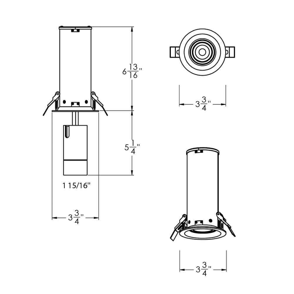 DALS - MFD03 - CC - WHDals Lighting MFD03 - CC 3” 8W Multifunction LED Downlight Selectable CCT