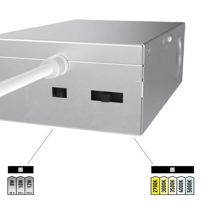 DALS - MFD03 - MW - CC - WHDals Lighting MFD03 - CC 3” 8W Multifunction LED Downlight Selectable CCT + Wattage