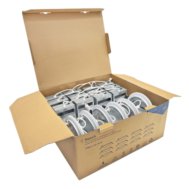 DALS-PNL4-CC-WH-K12Dals Lighting PNL4-CC-K12 Kit of 12 - 4" Round LED Panel Selectable CCT, White