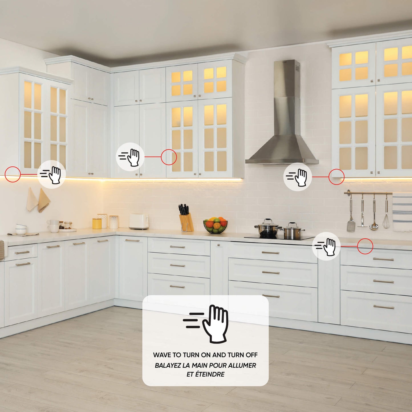 DALS-UWS3-WHDals Lighting UWS3 - WH 12V/24V Wave Sonsor