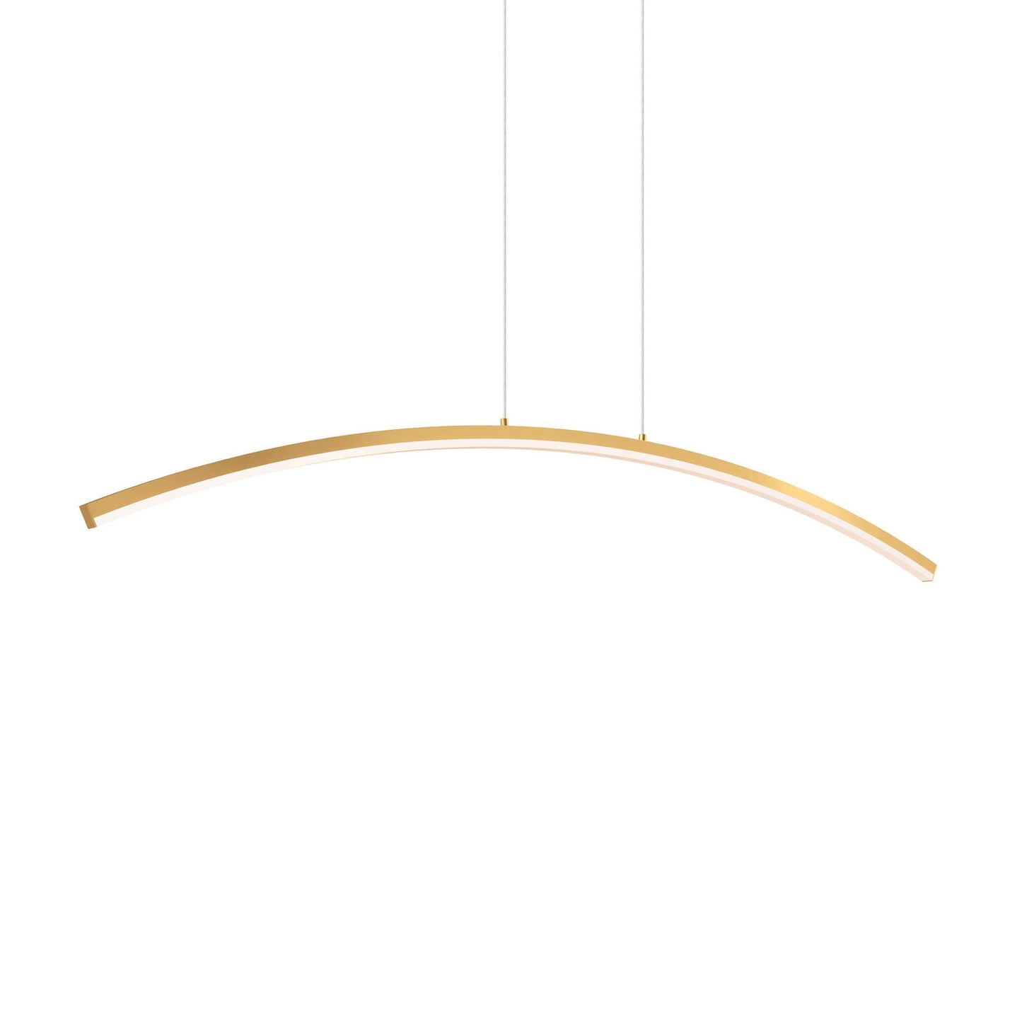 DALS - W1PD48 - CC - GDDals Lighting W1PD48 - CC Sway 48" 24W Curved Linear Pendant Selectable CCT