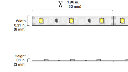 DIODE - DI - 12V - BLBSC1 - 27 - 016DiodeLED DI - 12V - BLBSC1 Blaze 100 1.5W/FT 12V Tape Light 27 - 50K 8MM