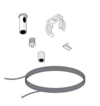 DIODE-DI-LIN-360-HNG-2DiodeLED DI - 24V - 360 - LIN LINAIRE® Flex Tube 360 Accessories