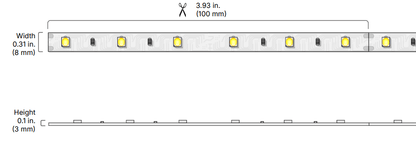 DIODE - DI - 24V - BLBSC1 - 27 - 016DiodeLED DI - 24V - BLBSC1 Blaze 100 1.5W/FT 24V Tape Light 27 - 50K 8MM