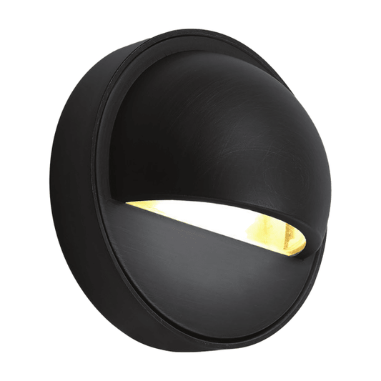 GML-ILS-WM100-BKGM Lighting ILS-WM100 3.3" 12V Half Moon Wall Light