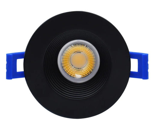 GML-MDL-3S-5CCT-BKGM Lighting MDL-3R-S-5CCT 3 3/8" 8W LED Recessed Downlight Selectable CCT