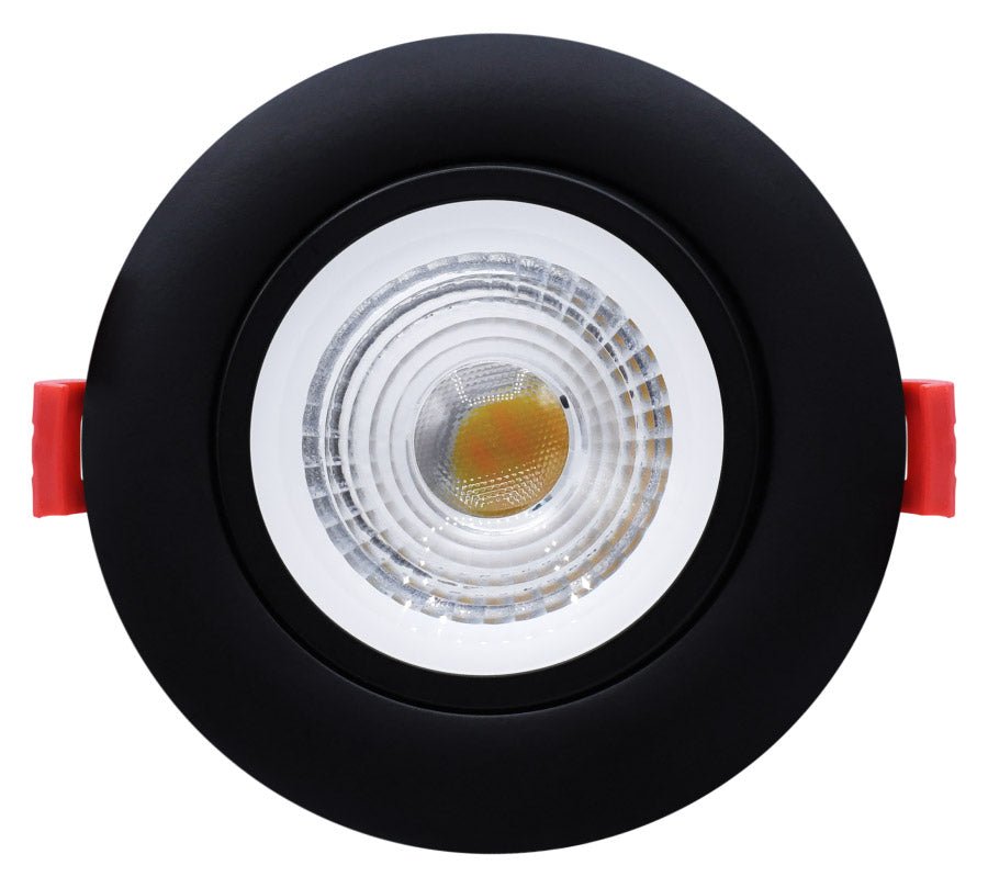 GML - MDL - 4AR - 5CCT - BKGM Lighting MDL - 4AR - 5CCT 4" 11W LED Round Recessed Downlight Adjustable Gimbal Selectable CCT