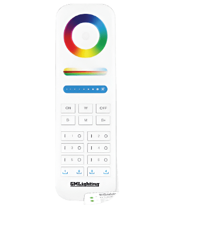 GML - HC - RF - UNV - 5CHGM Lighting RF - UNV - 5CH RGBW LED Controller with Hand Held Remote