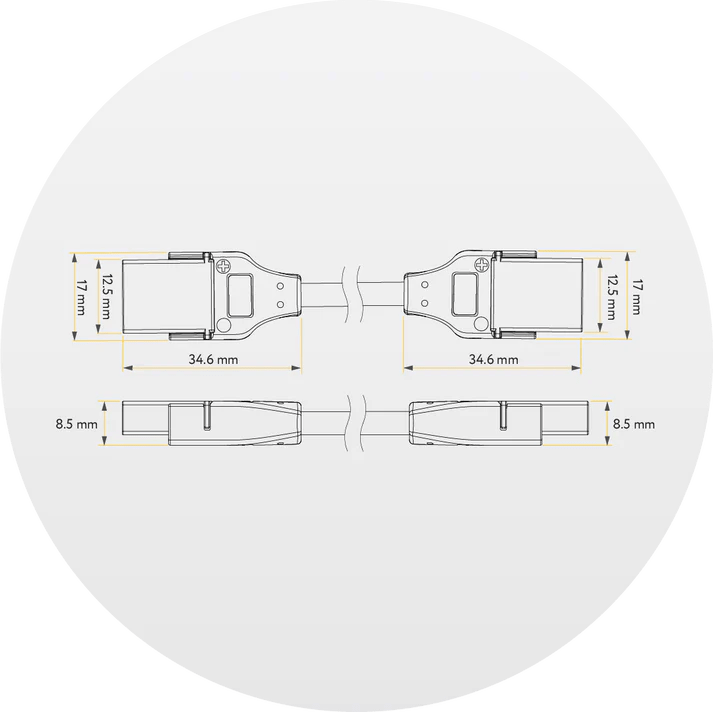 GDL-G00029Goodlite 120V COB 26FT/100FT LED Tape Light Connectors & Accessories