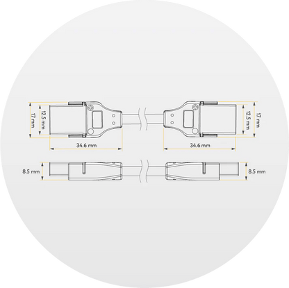 GDL-G00029Goodlite 120V COB 26FT/100FT LED Tape Light Connectors & Accessories