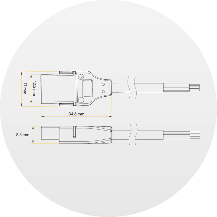 GDL-G00029Goodlite 120V COB 26FT/100FT LED Tape Light Connectors & Accessories