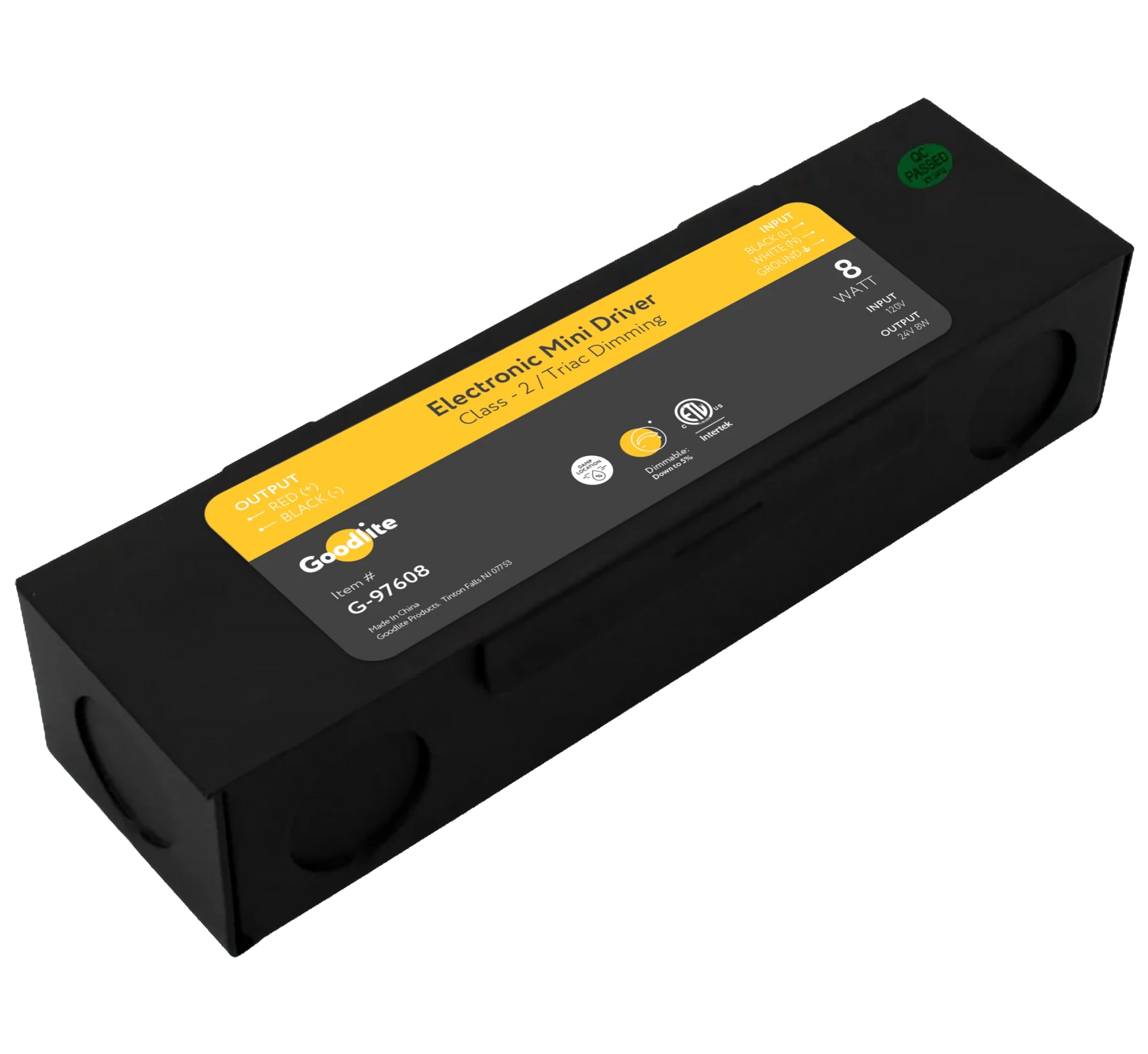 GDL-G97608Goodlite 24V Electronic Mini LED Dimmable Driver 8-96W