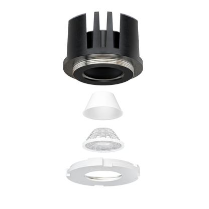 GDL-G48170Goodlite Aster G - 48170 1" 5W Shallow LED Luminaire Selectable CCT