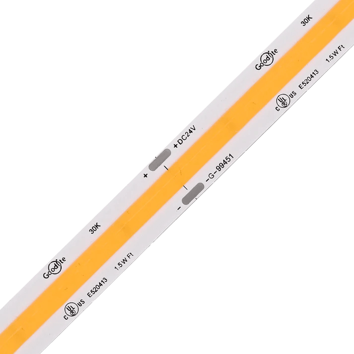 GDL-G99451Goodlite COB 16FT LED Tape Light 1.5W/FT Tape 27K-50K