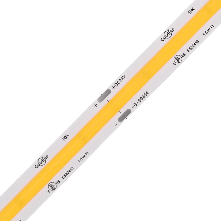 GDL-G99454Goodlite COB 16FT LED Tape Light 1.5W/FT Tape 27K-50K