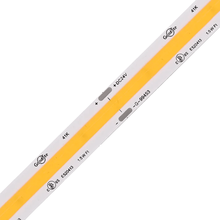 GDL-G99453Goodlite COB 16FT LED Tape Light 1.5W/FT Tape 27K-50K