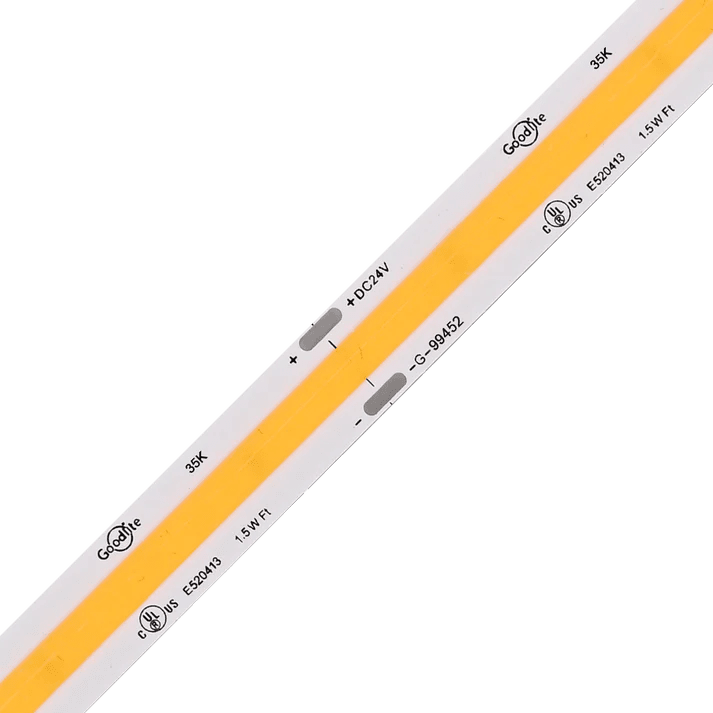 GDL-G99452Goodlite COB 16FT LED Tape Light 1.5W/FT Tape 27K-50K