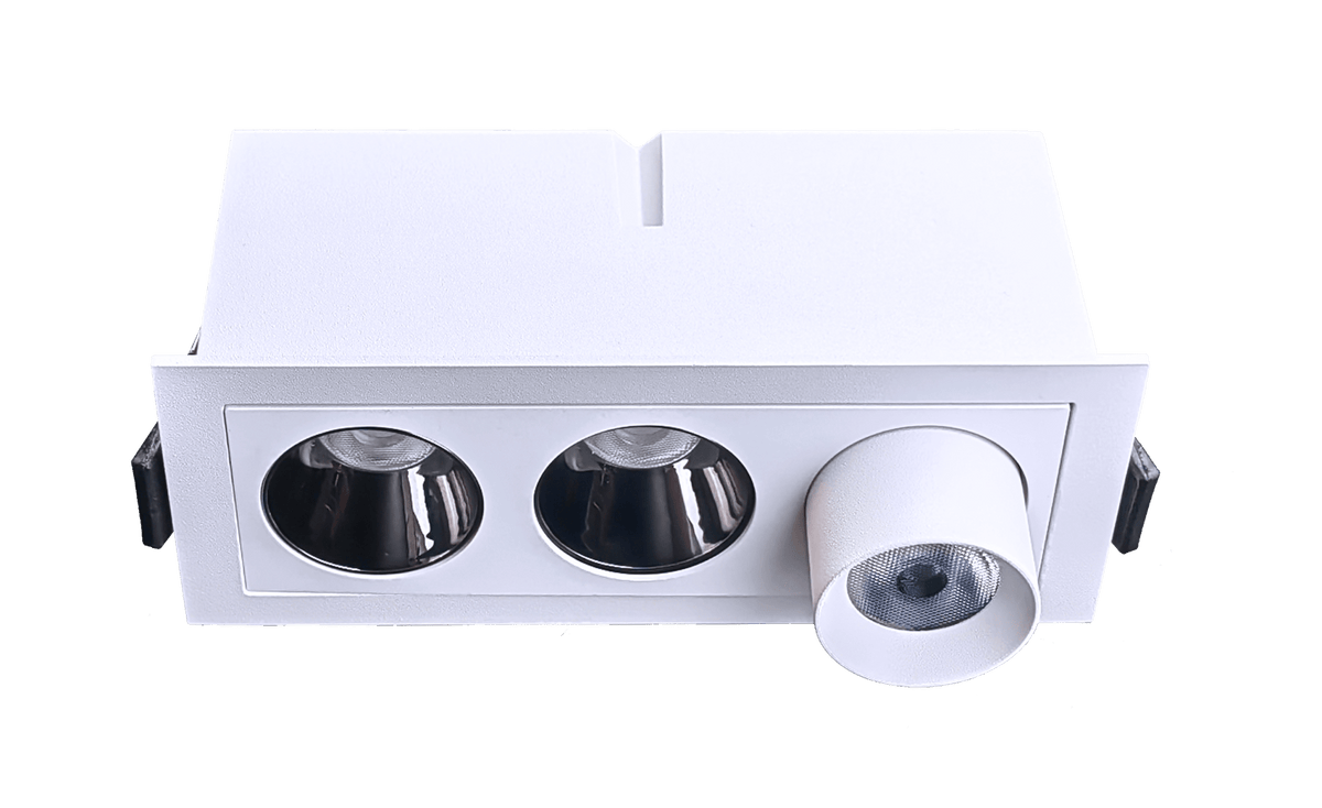 GDL-G21133Goodlite Dipper G21133 2" 9W 3 Head Combo Downlight Selectable CCT