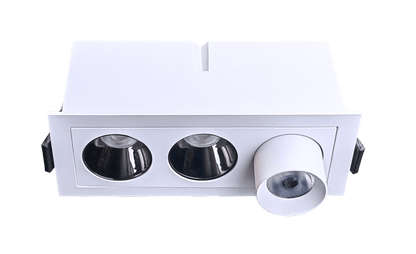 GDL-G21133Goodlite Dipper G21133 2" 9W 3 Head Combo Downlight Selectable CCT