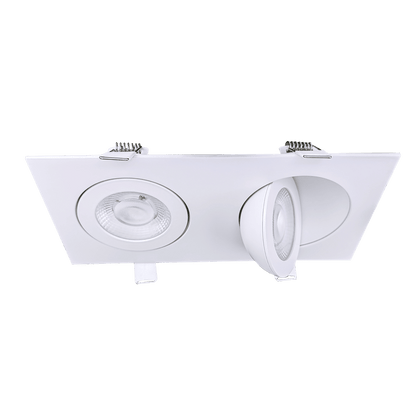 GDL - G01022Goodlite Flarion G - 01022 3.5" 20W LED 2 Head Rotating Gimbal Selectable CCT