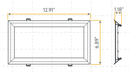 GDL-G11161Goodlite G-11161 12" 24W Linear Recessed Light Selectable CCT