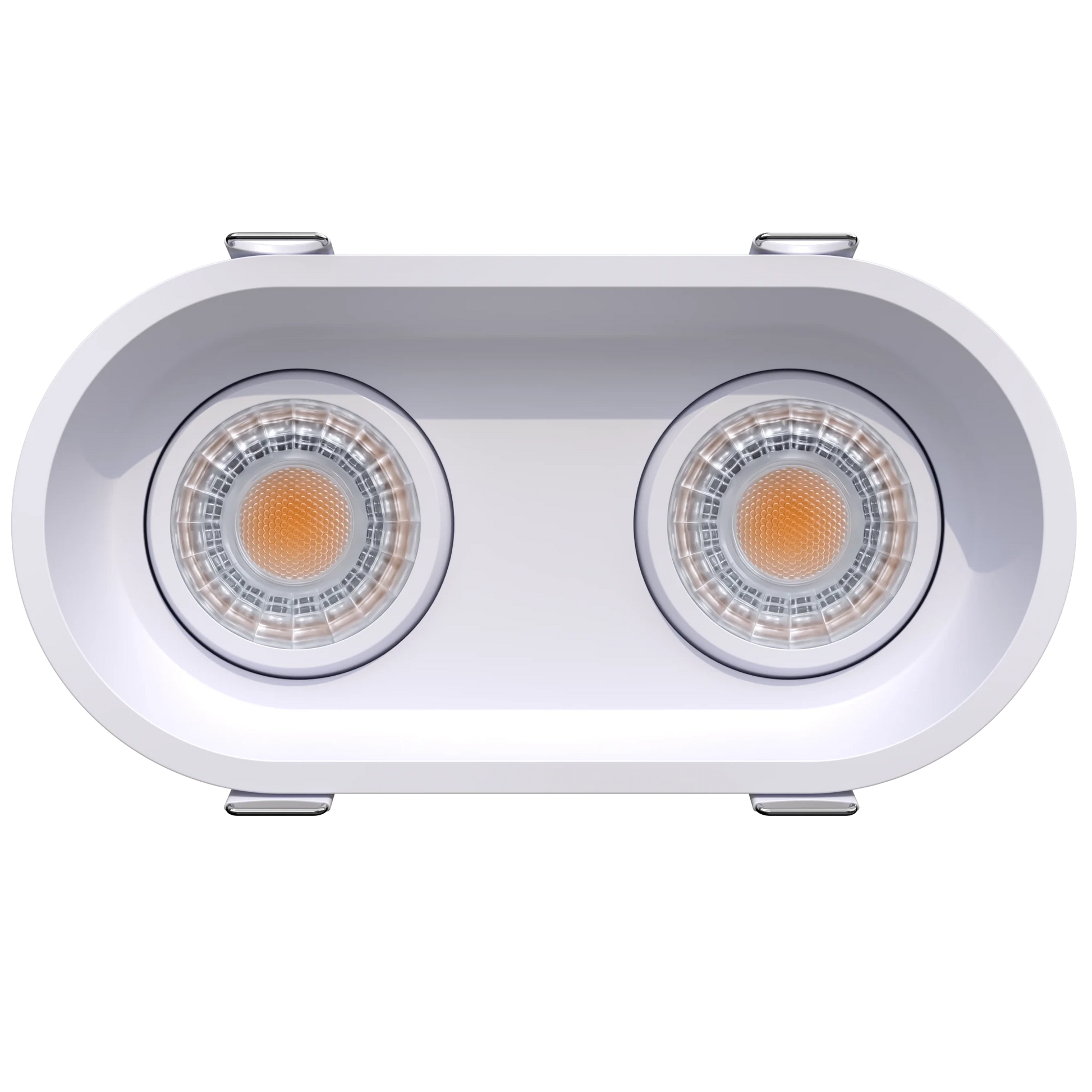 GDL-G23302Goodlite G - 23302 3" 15W 2 Head Oval Trim Gimbal Selectable CCT