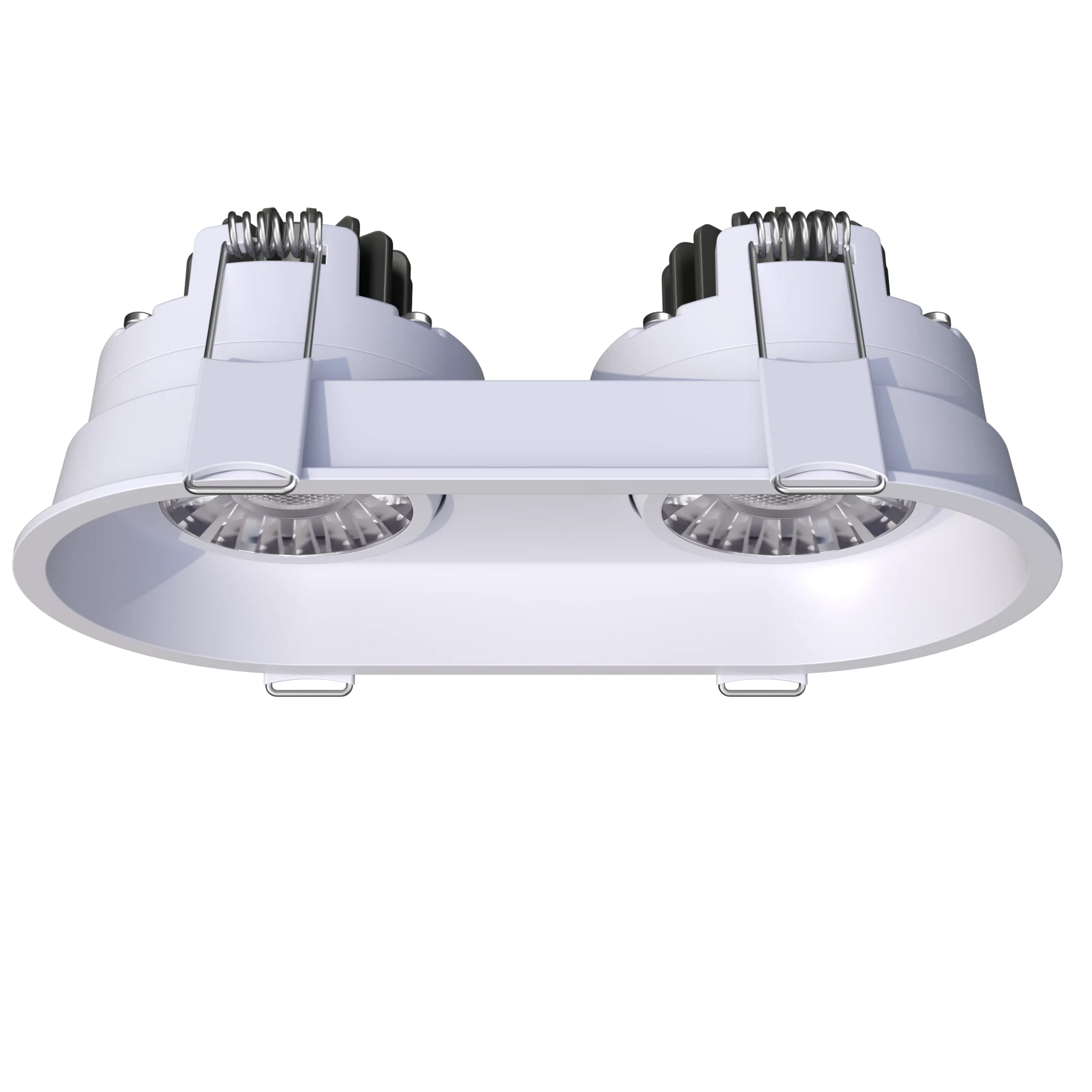 GDL-G23302Goodlite G - 23302 3" 15W 2 Head Oval Trim Gimbal Selectable CCT