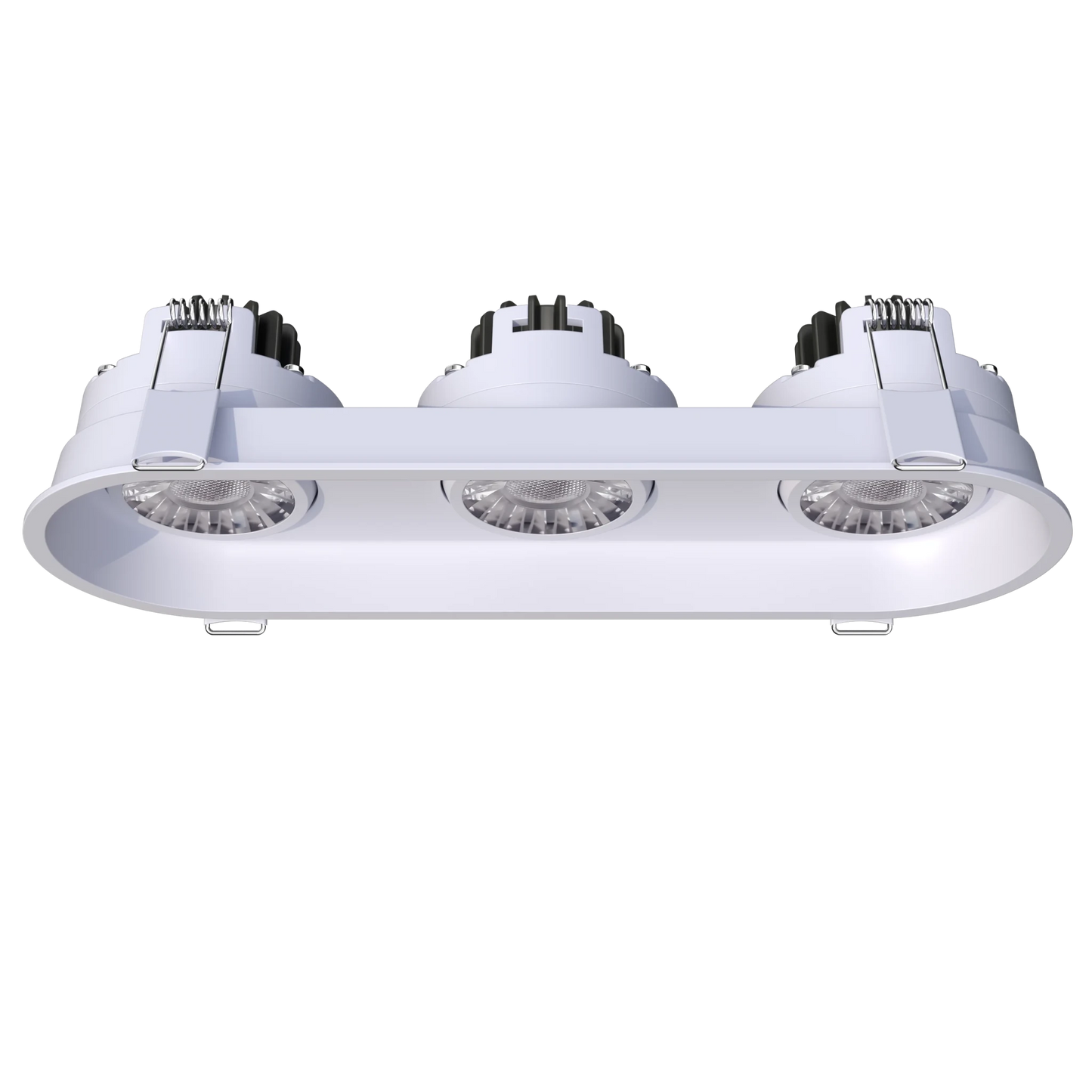 GDL-G23303Goodlite G - 23303 3" 23W 3 Head Oval Trim Gimbal Selectable CCT