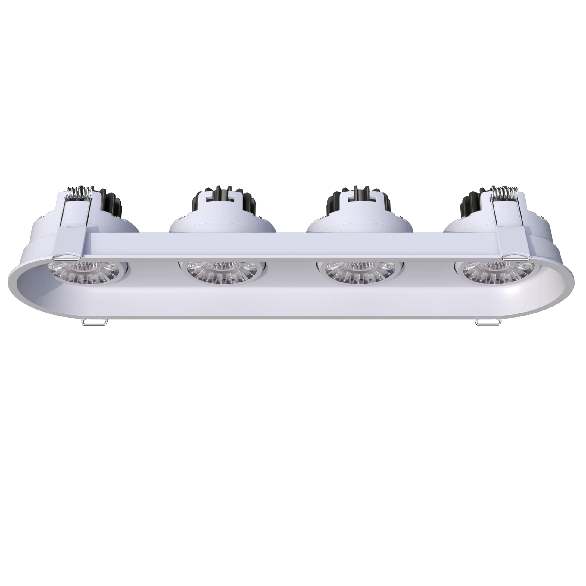 GDL-G23304Goodlite G - 23304 3" 30W 4 Head Oval Trim Gimbal Selectable CCT