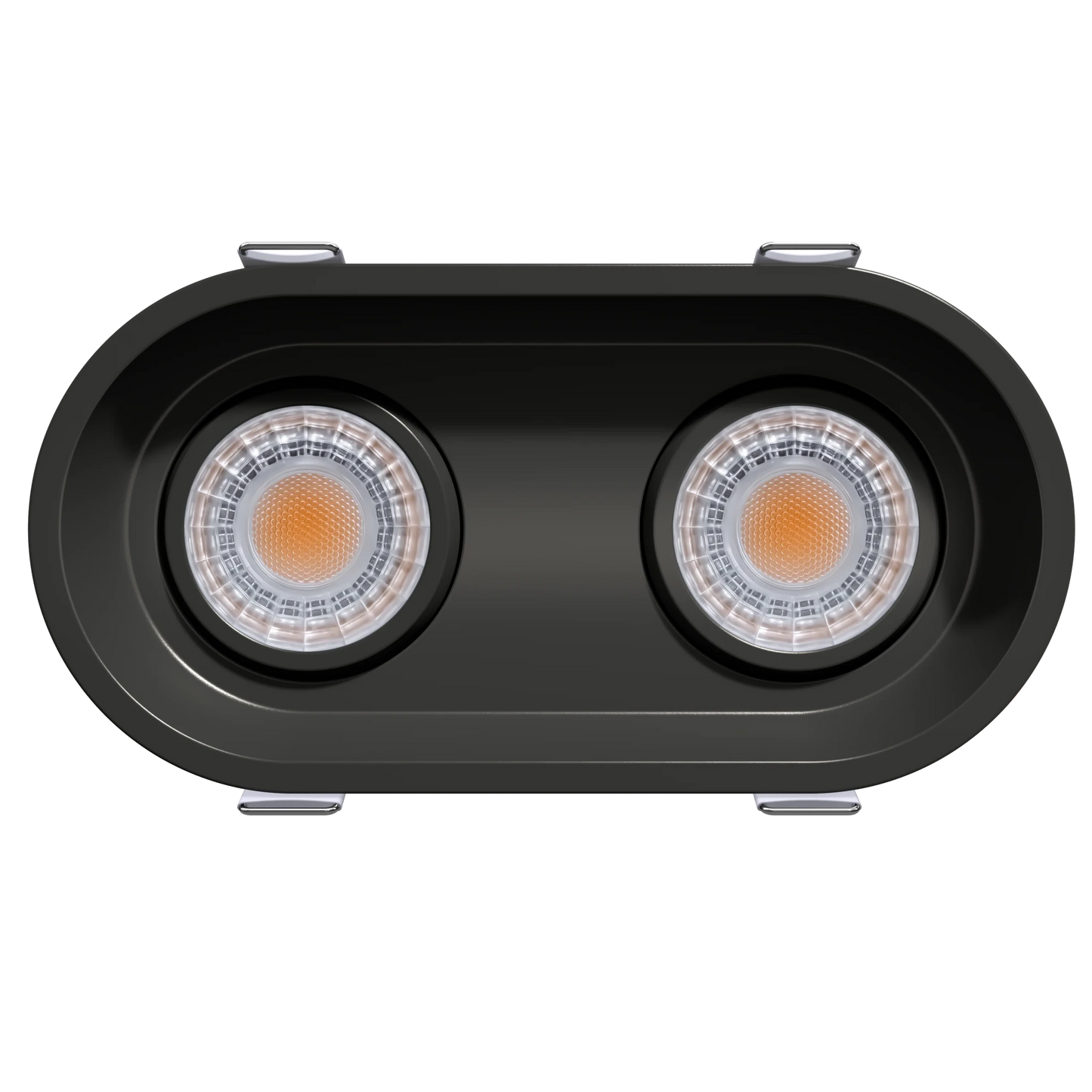 GDL-G23312Goodlite G - 23312 3" 15W 2 Head Oval Trim Gimbal Selectable CCT