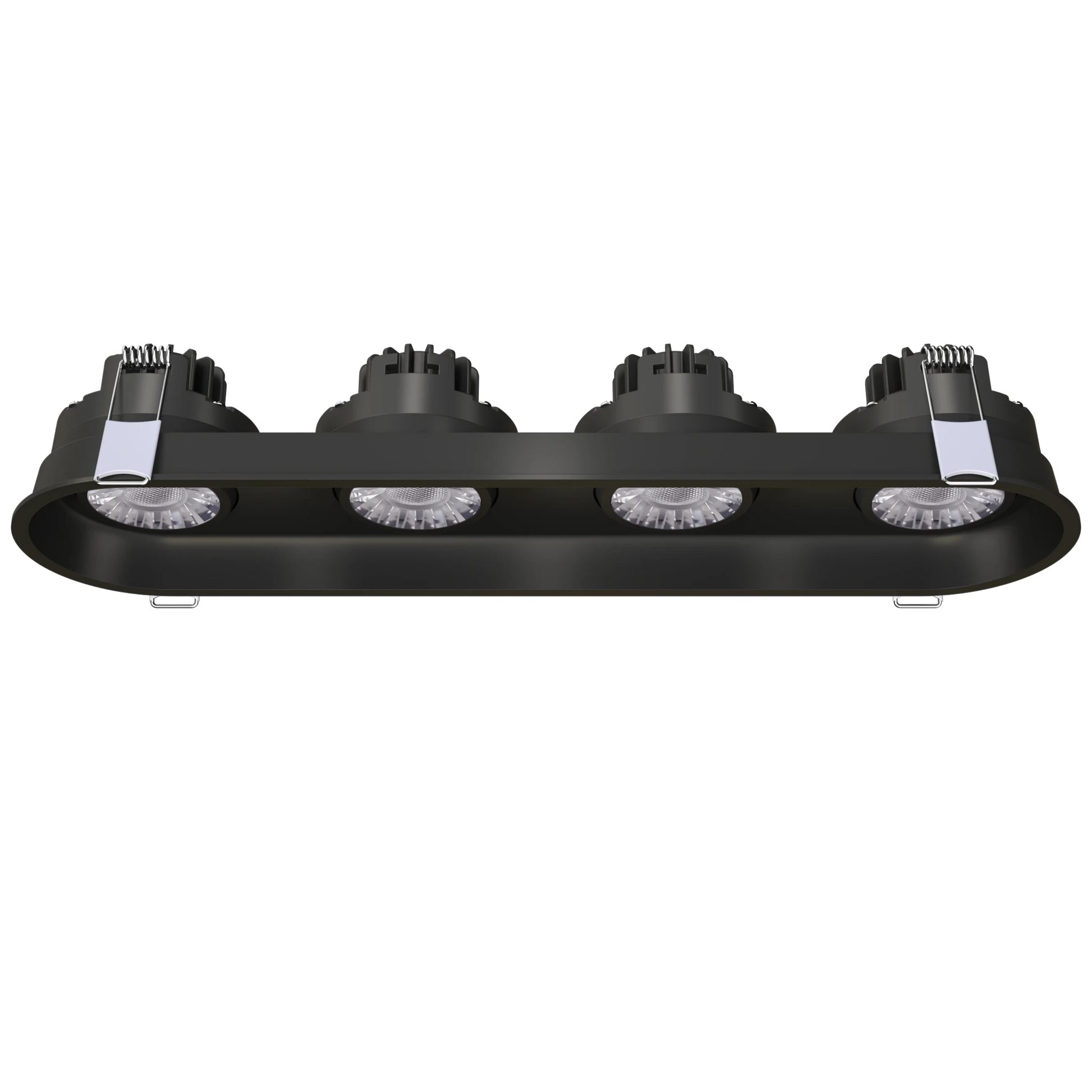 GDL-G23314Goodlite G - 23314 3" 30W 4 Head Oval Trim Gimbal Selectable CCT