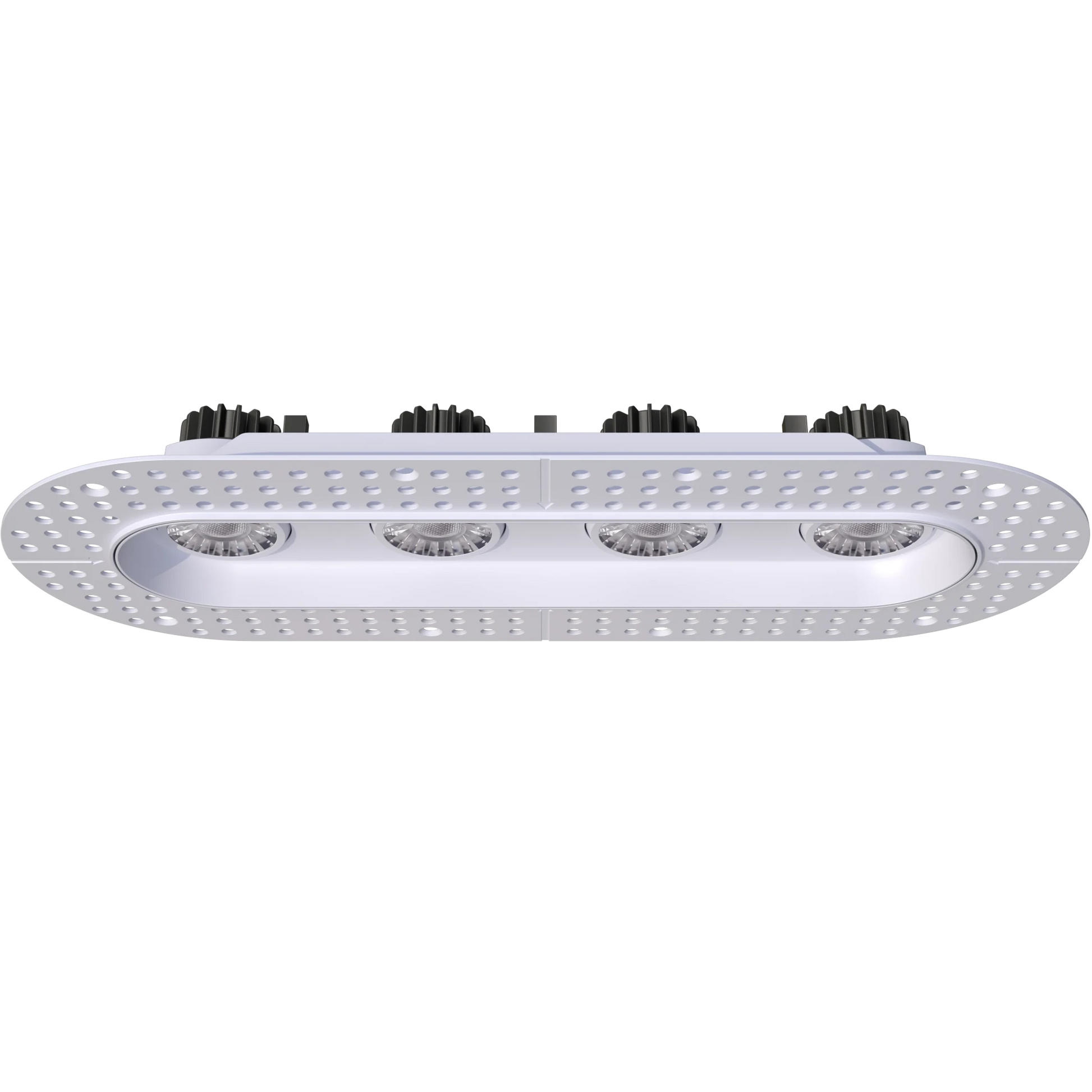 GDL-G23324Goodlite G - 23324 3" 30W 4 Head Oval Trimless Gimbal Selectable CCT