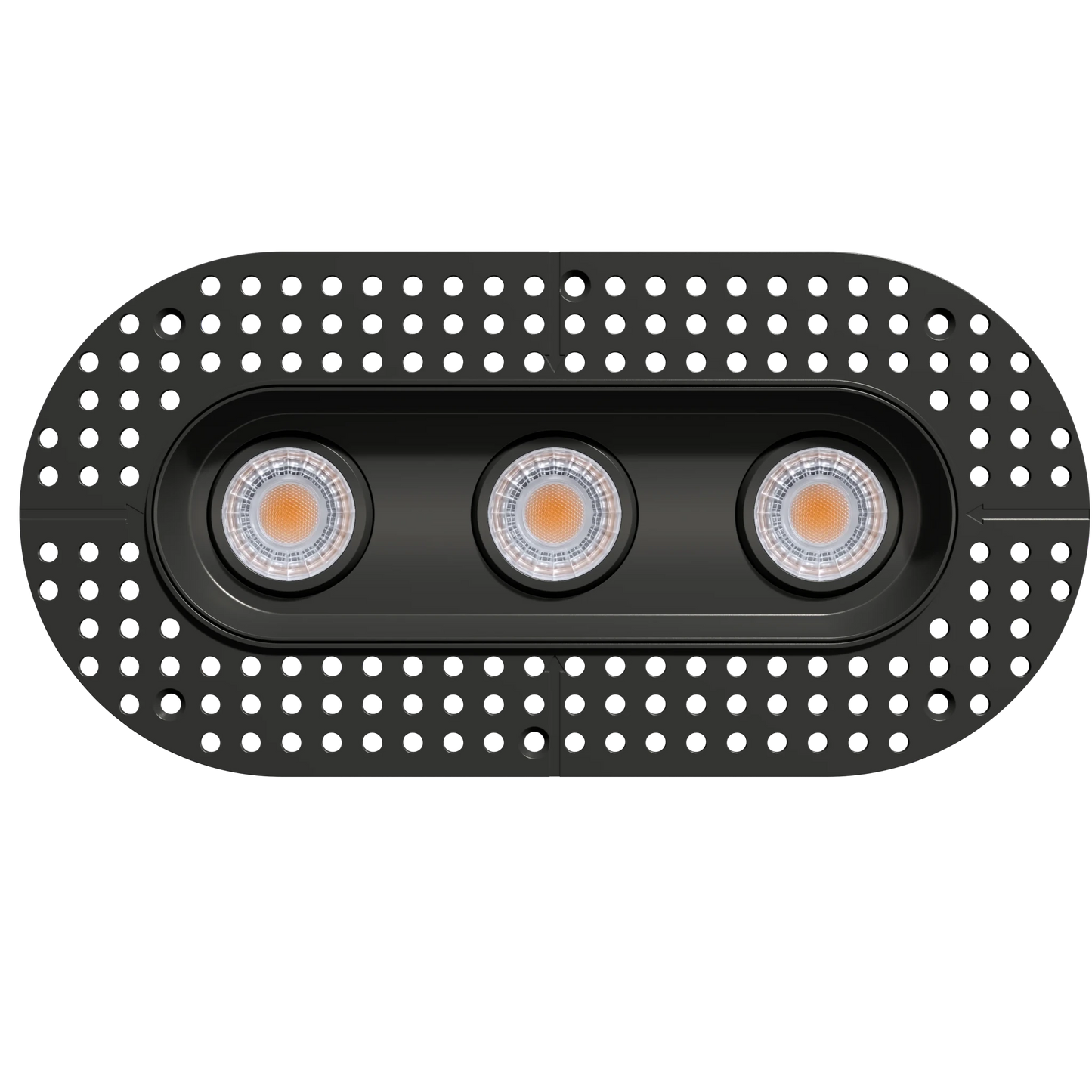 GDL-G23333Goodlite G - 23333 3" 23W 3 Head Oval Trimless Gimbal Selectable CCT